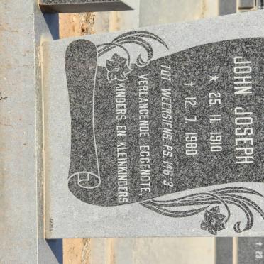 BERRY John Joseph 1910-1980