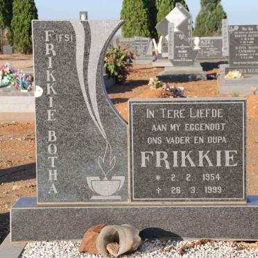 BOTHA Frikkie S. 1954-1999