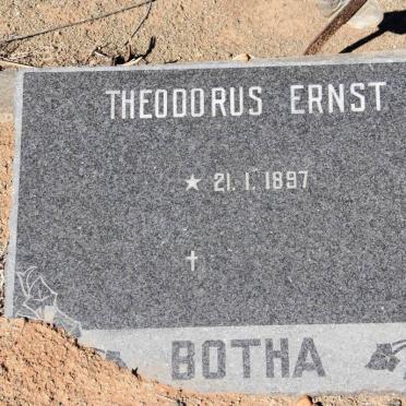 BOTHA Theodorus Ernst 1897-