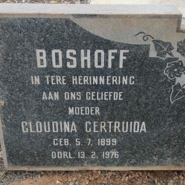 BOSHOFF Gloudina Gertruida 1899-1976