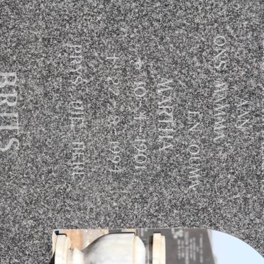 BRITS Louis 1890-1975 &amp; Martha 1901-1994