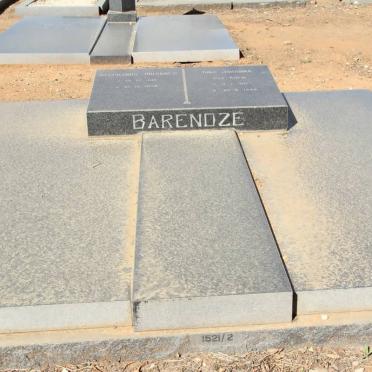 BARENDZE Stephanus Johannes 1916-1979 &amp; Dina Johanna KOEN 1917-1999