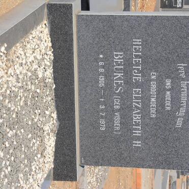 BEUKES Heletje Elizabeth H. nee VISSER 1905-1979