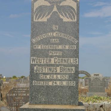 BRINK Wouter Cornelis Justinus 1921-1950