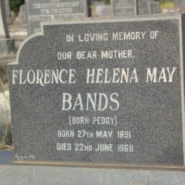 BANDS Godfrey 1887-1951 &amp; Florence Helena May PEDDY 1891-1968