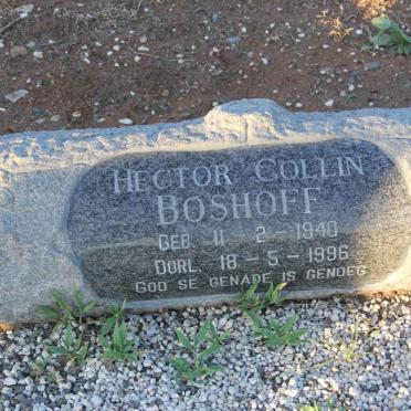 BOSHOFF Hector Collin 1940-1996