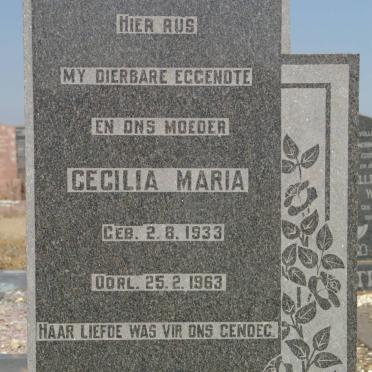 COETZEE Cecilia Maria 1933-1963