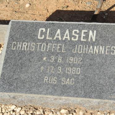 CLAASEN Christoffel Johannes 1902-1980