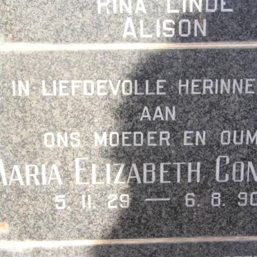 CONRADIE Maria Elizabeth 1929-1990