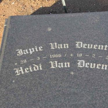 DEVENTER Japie, van 1966-2000 &amp; Heidi
