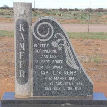 KAMFER Elias Lourens 1941-1992
