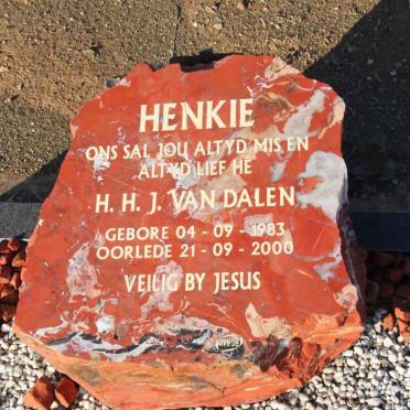 DALEN H.H.J., van 1938-2000
