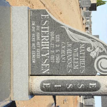 ESTERHUYSEN Mattheus Willem Johannes 1960-1977
