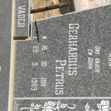 ENGELBRECHT Gerhardus Petrus 1911-1989