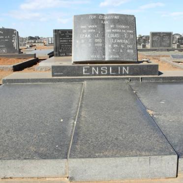 ENSLIN Izak J. 1903-1989 &amp; Louis T.H. 1913-1978