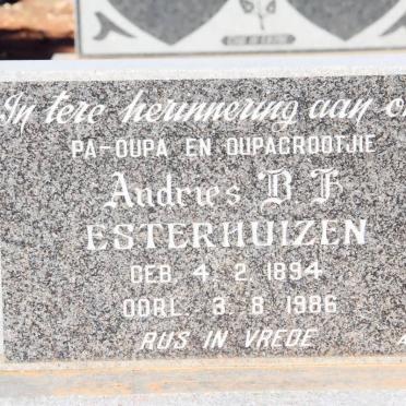 ESTERHUIZEN Andries B.F. 1894-1986