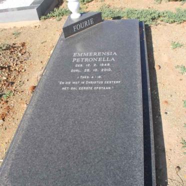 FOURIE Emmerensia Petronella 1949-2010
