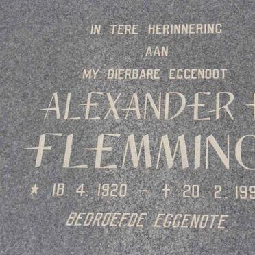 FLEMMING Alexander F. 1920-1995