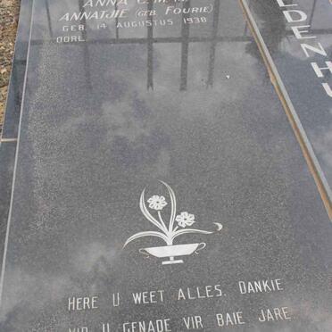 GELDENHUYS Anna C.M.M. FOURIE 1938-