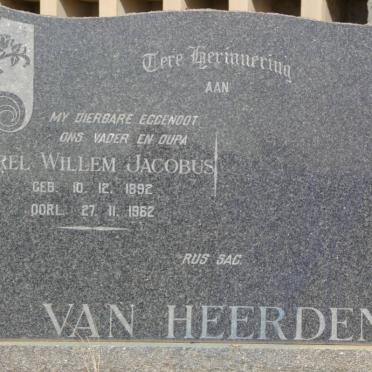 HEERDEN Karel Willem Jacobus, van 1892-1962