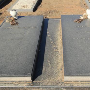 HANEKOM Hercules Jacobus 1914-1977 &amp; Lynette PRETORIUS 1917-1992