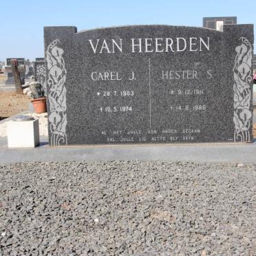 HEERDEN Carel J., van 1903-1974 &amp; Hester S. 1911-1986