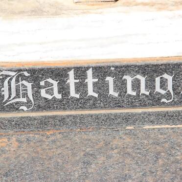 HATTINGH Dirk Johannes 1931-1989 &amp; Faith Elizabeth 1933-