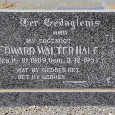 HALE Edward Walter 1909-1987