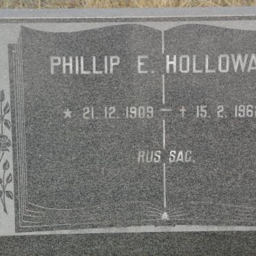 HOLLOWAY Phillip E. 1909-1962