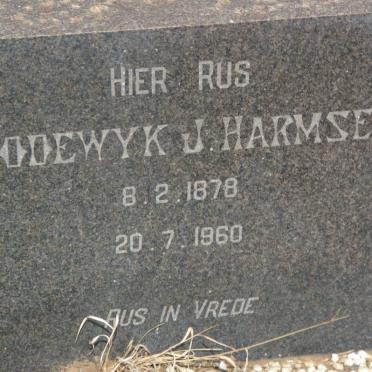 HARMSE Lodewyk J. 1878-1960