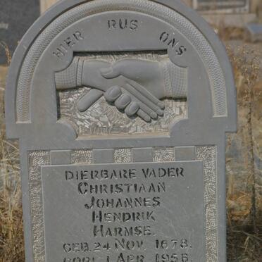 HARMSE Christiaan Johannes Hendrik 1878-1956
