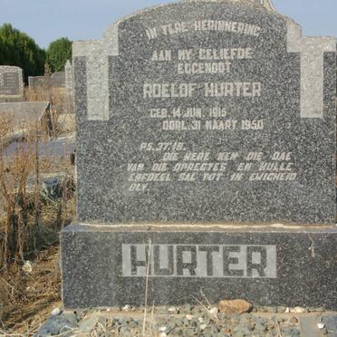 HURTER Roelof 1915-1950