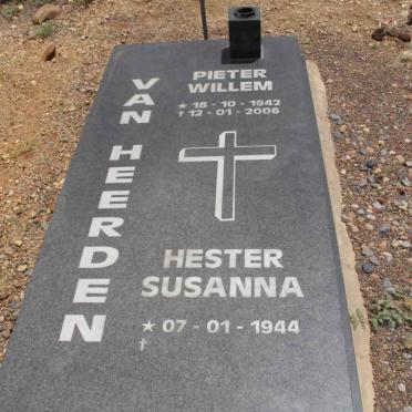 HEERDEN Pieter Willem, van 1942-2006 &amp; Hester Susanna 1944-