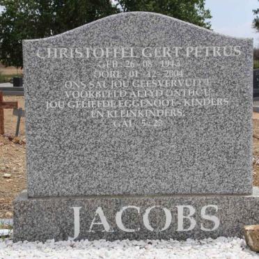 JACOBS Christoffel Gert Petrus 1943-2004