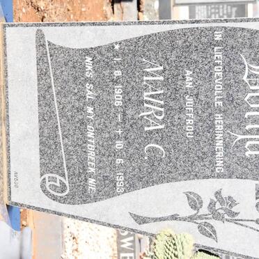 BOTHA Maira C. 1906-1993