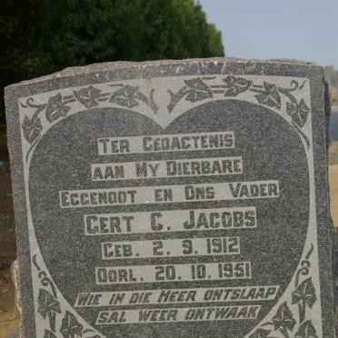 JACOBS Gert C. 1912-1951