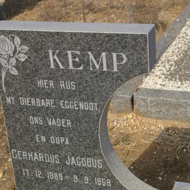 KEMP Gerhardus Jacobus 1889-1958 