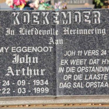 KOEKEMOER John Arthur 1934-1999