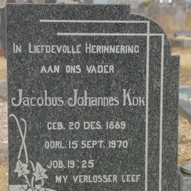 KOK Jacobus Johannes 1889-1970