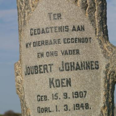 KOEN Joubert Johannes 1907-1948