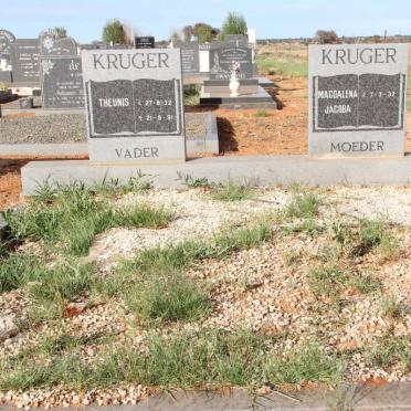 KRUGER Theunis 1932-1991 &amp; Magdalena Jacoba 1932-