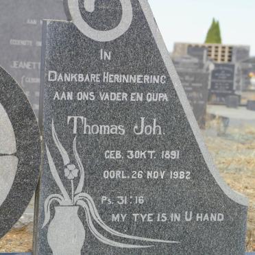 KNOESEN Thomas Joh. 1891-1982 &amp; Gertruida DEYZEL 1895-1970
