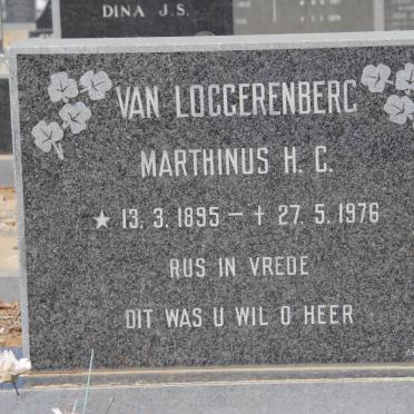 LOGGERENBERG Marthinus H.C., van 1895-1976