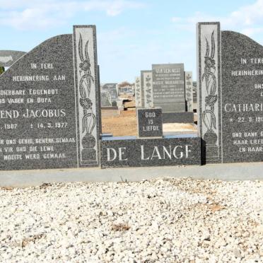 LANGE Barend Jacobus, de 1907-1977 &amp; Catharina Martina 1900-1988