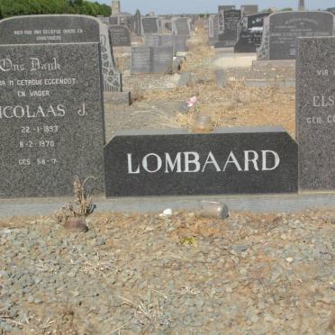 LOMBAARD Nicolaas J. 1893-1970 &amp; Elsie Sophia COETZEE 1901-1985