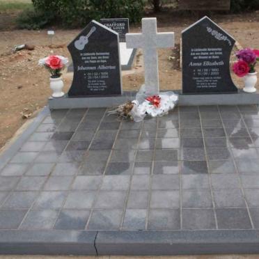 LOUW Johannes Albertus 1958-2004 &amp; Anna Elizabeth 1960-2003
