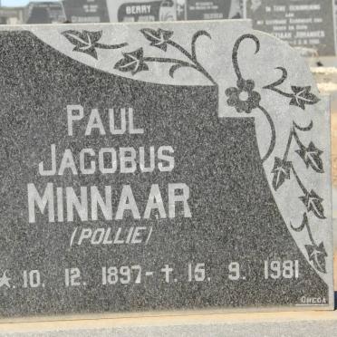 MINNAAR Paul Jacobus 1897-1981