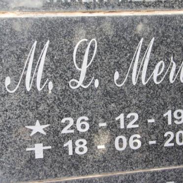 MERTCH M.L. 1912-2000