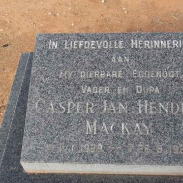 MACKAY Casper Jan Hendrik 1928-1992