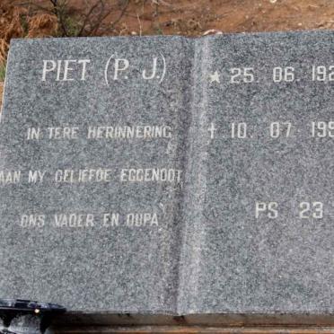 MAREE P.J. 1925-1992